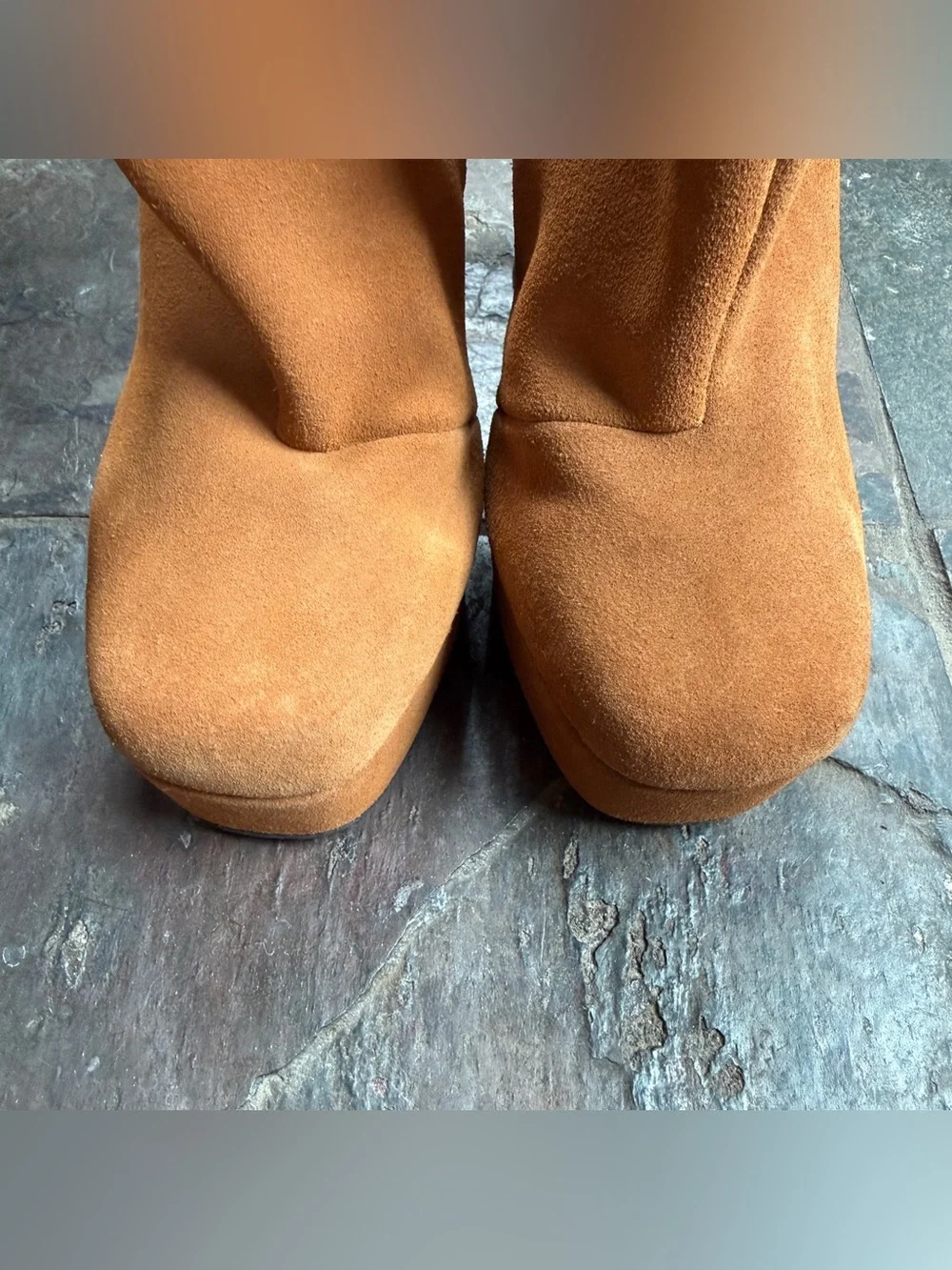 ASOS tan suede